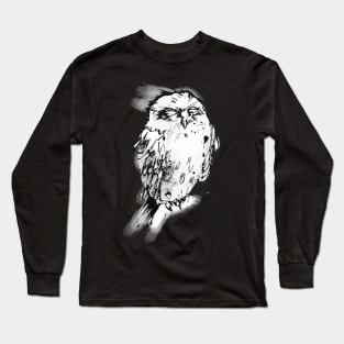 Sneaky giggles - Small owl Drawing Long Sleeve T-Shirt